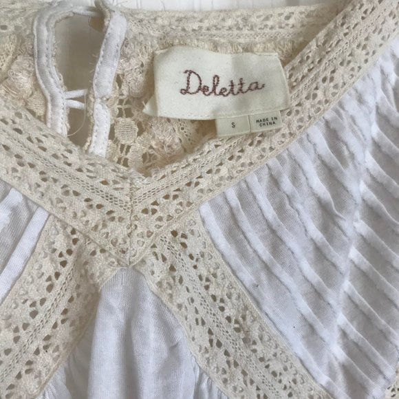 Anthropologie (Deletta) lace tank - Picture 1 of 3